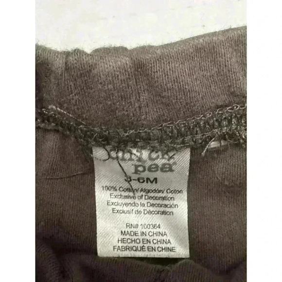 (2) Chick Pea Pants Baby Infant Size 3-6 Months Elastic Waist Green Blue Lot - Picture 3 of 7